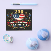 Hart Voor Amerika 1776 2026 4 Juli Flyer (Enkel)
