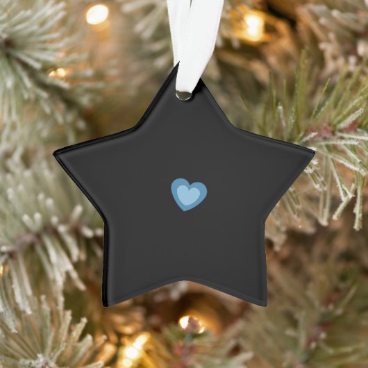 hart voor de minnaar ornament (Boom)