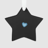 hart voor de minnaar ornament (voorkant)