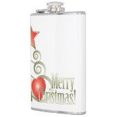 Hart voor Kerstmis Heupfles (Links)