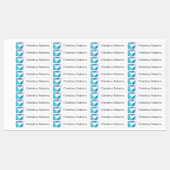 Hart voor kleding met aangepaste waterverf labels (Vel)