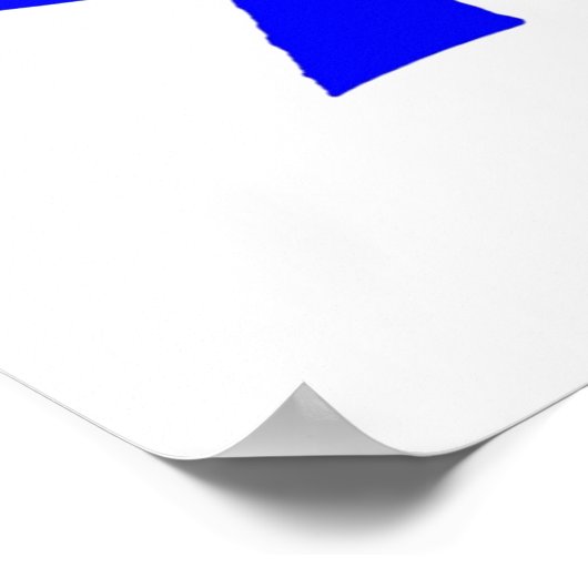 hart voor Oekraïne Poster (Hoek)