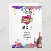 Hart voor Valentijnsdag [partij bewaar de datum Kaart (Voorkant / Achterkant)