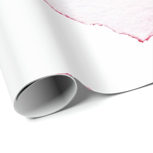 HART VOOR WATERVERF PINK-VERSNIJDING CADEAUPAPIER (Rol Hoek)