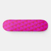 Hart, voorgebouwd volledig roze skateboard (Horizontaal)