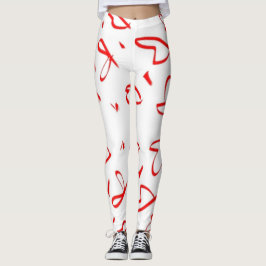 Hart vorm ontwerp leggings