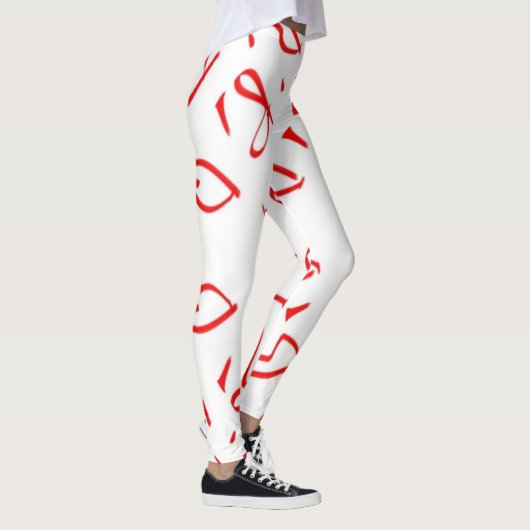 Hart vorm ontwerp leggings (Rechts)