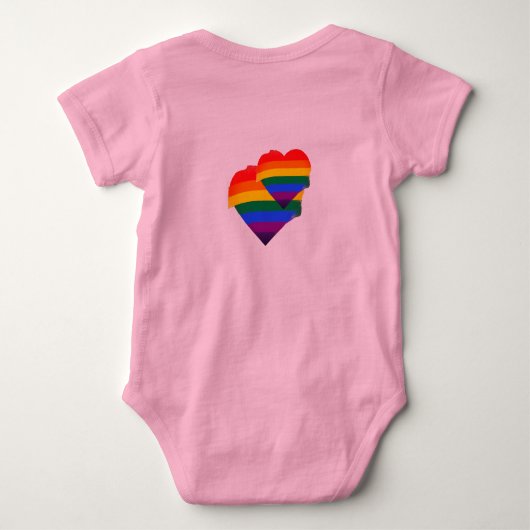 Hart vorm ontwerp romper (Achterkant)