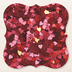 Hart Vormen Textuur-20622 Kartonnen Onderzetters