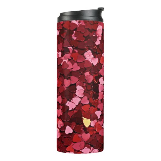 Hart Vormen Textuur-20622 Thermosbeker (Gedraaid links)