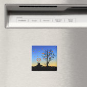 Hart-vormige herfst lekt paar magneet (Insitu (Vaatwasser))