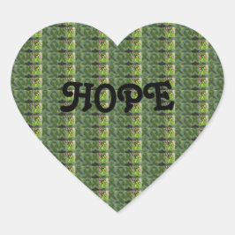 Hart-vormige Hope Sticker voor Chronische Ziekten