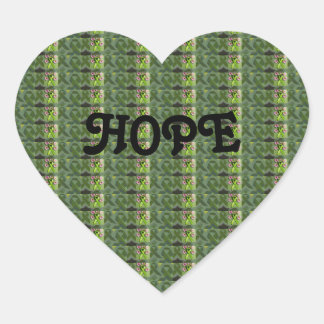 Hart-vormige Hope Sticker voor Chronische Ziekten 