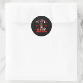 Hart werd gestolen door mijn Duitse herder Valenti Ronde Sticker (Tas)