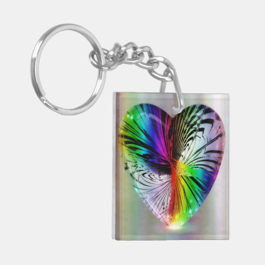 Hart werken sleutelhanger (Voorkant Links)