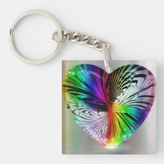 Hart werken sleutelhanger (Voorkant)