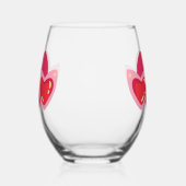 Hart Wijnglas Zonder Voet (Rechts)
