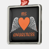 Hart/Wingen...MS Metaal Ornament (Links)