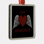 Hart/Wings...APS Metaal Ornament (Rechts)