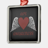 Hart/Wings...APS Metaal Ornament (Links)