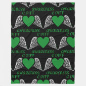 Hart/Wings...C Diff Fleece Deken (Voorkant)