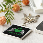 Hart/Wings...C Diff Sleutelhanger (Zijkant)