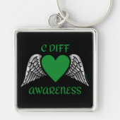 Hart/Wings...C Diff Sleutelhanger (Voorkant)