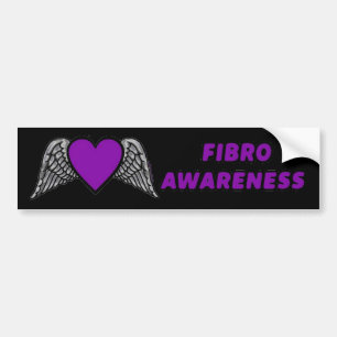 Hart/Wings...Fibro Bumpersticker