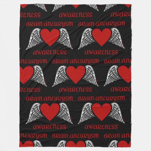 Hart/Wings...hersenzenuwstelsel Fleece Deken (Voorkant)