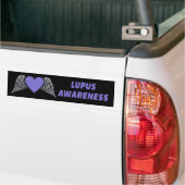 Hart/Wings.. Lupus Bumpersticker (Op Truck)