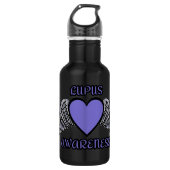 Hart/Wings.. Lupus Waterfles (Voorkant)