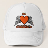 Hart/Wings...MS Trucker Hat Pet (Voorkant)