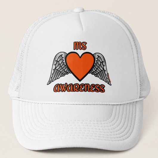 Hart/Wings...MS Trucker Hat Trucker Pet (Voorkant)