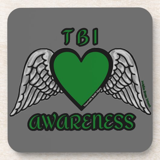 Hart/Wings...TBI Drankjes Onderzetter (Voorkant)