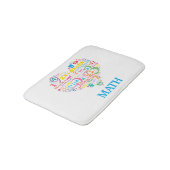 Hart Wiskunde Badmat (Gekanteld)