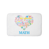 Hart Wiskunde Badmat (Voorkant)