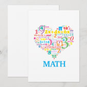 Hart Wiskunde Kaart (Voorkant / Achterkant)