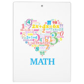 Hart Wiskunde Klembord (Achterkant)