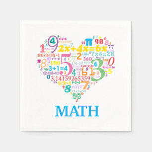 Hart Wiskunde Servet