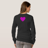 HART, wit roze T-shirt (Achterkant volledig)