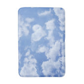     Hart Wolk Lucht Lief Moderne Blauwe Voeg Je Na Badmat (Voorkant Verticaal)