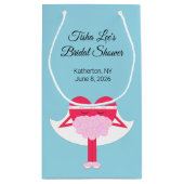 Hart wordt getrouwd - Bruidsmeisjesfeestje Klein Cadeauzakje (Achterkant)