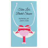 Hart wordt getrouwd - Bruidsmeisjesfeestje Klein Cadeauzakje (Achterkant)