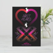 Hart X Sweet Hearts Kaart (Staand voorkant)