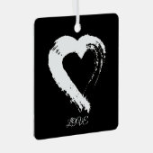 Hart XOXO Auto Ornament (Voorkant Rechts)