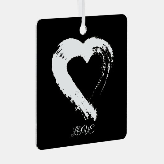 Hart XOXO Auto Ornament (Voorkant Rechts)