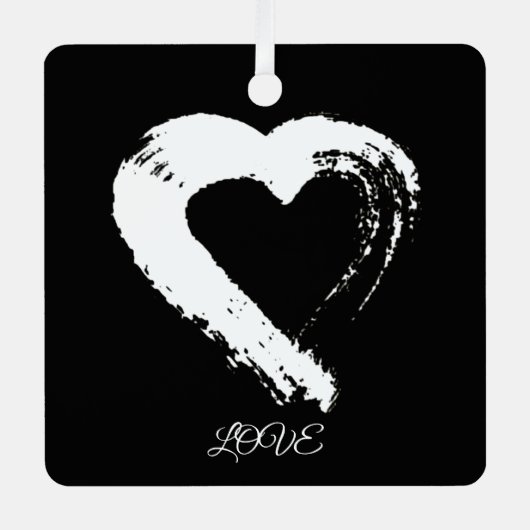 Hart XOXO Auto Ornament (Voorkant)