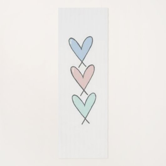 hart yogamat (Achterkant)