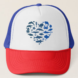 Hart zee dieren trucker pet