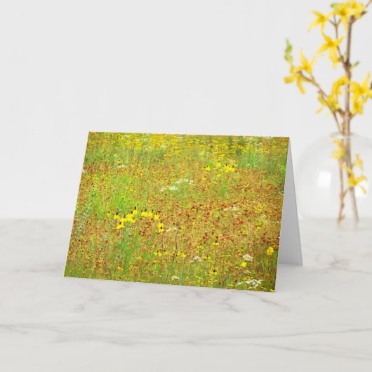 Hart zegt nooit vaarwel Kaart (Gele Bloem)